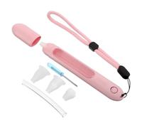 FIXOSHEE Étui Antichoc en Verre Rose, Protection Robuste avec LED Intégrée, Taille, Portable pour Usage et Voyages, Housse Facile à Nettoyer avec Dragonne Pratique