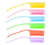 FIXOSHEE Étuis de Protection en Silicone pour Flacons Roll-on 10 ML, Lot de 6, Couleurs Multiples, Antidérapants, pour Huiles Essentielles, Transport et Voyage