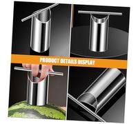 FIXOSHEE Évideur Pastèque Inox Multifonction Poignée Ergonomique Outil de Carottage pour Fruits et Facile à Utiliser Adapté Aux et Autres Fruits Petit Modèle