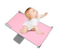FIXOSHEE Extension de Siège Avion pour Garçon Fille Rose Hamac Repose Ajustable Tissu Oxford Lavable Accessoire de Voyage pour Tout Confortable et Facile à Installer