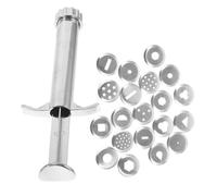FIXOSHEE Extrudeuse Pâte Polymère Acier Inoxydable Kit Professionnel avec Moules Pratiques pour Modelage Argile DIY Outil de Sculpture Polyvalent pour Poterie et Décoration