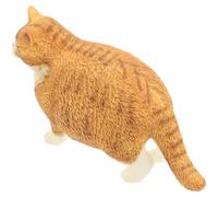 FIXOSHEE Figurine De Chat Simulée Réaliste Garçon Et Filles Taille Moyenne Plastique Décorative Chambre Ornement Animal Artificiel