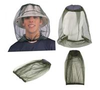 FIXOSHEE Filet de Protection Visage et Cou Moustiques Extérieur avec Élastique Filet Fin pour Chasse et Randonnée Protection Piqûres