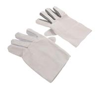 FIXOSHEE Gants de Travail Cuir de Vache Résistants à Huile Usure Respirants et Durables Protection Manutention pour Hommes et Femmes Couleur Aléatoire