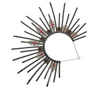 FIXOSHEE Halo Crown Headband Vintage Gothic Hair Band Lightweight Comfortable Halloween Cosplay Accessories For Adult Women And Teen