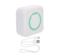 FIXOSHEE Imprimante D’étiquettes sans Fil Compacte C15 Verte, Thermique sans Encre, Calculatrice Rouleau De Papier, Portable pour Étudiants Et Bureau