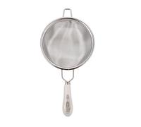 FIXOSHEE Infuseur à Thé en Acier Inoxydable Filtre à Mailles Professionnelle, Passoire Ergonomique Portable, Résistance Haute Température, Accessoire Thé Pratique pour Maison et Bureau