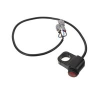 FIXOSHEE Interrupteur à Bouton-Poussoir pour Phare de Moto Étanche Bloc Interrupteur d'Allumage en Plastique Solide Compatible Moto Légère Bee Commande Éclairage Guidon pour Conduite