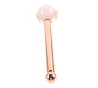 FIXOSHEE Jade Face Roller Massager with Round Ball Design for Comfortable Skin Massage Safe Facial Care Tool to Eliminate Double Chin and Reduce Wrinkles Gift for Women and Men