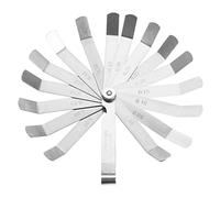 FIXOSHEE Jauge Épaisseur Métrique Acier à Ressort Lames Mesure Précise et Robuste pour Outils Usinage Jeu de Calibre Pratique avec Design Rotatif Compact