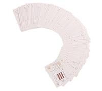 FIXOSHEE Jeu de Cartes I Ching 64 Cartes Divinatoires en Papier Yi Jing Guide D’Apprentissage Charme Chinois Divination Yin Yang Contemplation et Développement Personnel