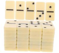 FIXOSHEE Jeu De Dominos Classique Ensemble Léger Et Équilibré pour Adultes Et Familles pour Soirées Fêtes Et Réunions