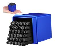 FIXOSHEE Jeu de Poinçons pour Marquage Chiffres et Lettres Outil Robuste Acier pour Identification et Gravure sur Plastique Papier Kit Polyvalent Facile à Utiliser