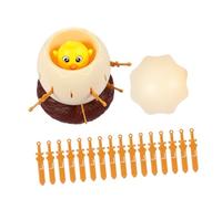 FIXOSHEE Jeu de Société Interactif Pirate Œufs de Poule Sauteurs Roulette Amusant pour Garçon Fille Portable Léger pour Intérieur et Extérieur Développement Manuel et Cognitif