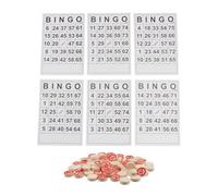 FIXOSHEE Jeu d'Échecs Bingo Russe en Bois 18 MM Jeu de Logique Éducatif pour Garçon et Filles de Société Stimulant la Réflexion Coordination pour Apprentissage et Loisirs