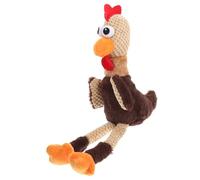 FIXOSHEE Jouet à Mâcher Créatif en Peluche De Poulet, Souple Et Solide, Taille Moyenne, pour Dressage Et Jeu Intérieur, Adapté Aux Chiots Et Chiens Adultes