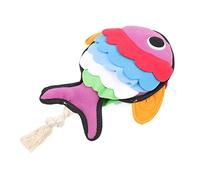 FIXOSHEE Jouet Poisson Alimentation Lente pour Chien Jouet Renifleur Forme Poisson Chien