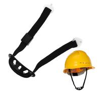 FIXOSHEE Jugulaire de Casque de Sécurité en Matériau Solide Coque de Maintien Ajustable Adaptée aux Travailleurs du Bâtiment