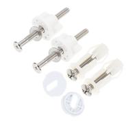 FIXOSHEE Kit de Fixation Siège Wc avec Vis Résistantes Corrosion Facile à Installer pour Abattants de Toilettes Standard Kit Complet de Boulons pour Salle de Bain Robuste et Fiable