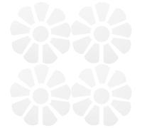 FIXOSHEE Kit de Gabarits en Papier pour Patchwork Diy, Modèle Dresden Plate Grand Format 40 Pétales et 4 Cœurs de Fleurs, Papier Robuste pour Fournitures de Couture et Loisirs Créatifs,