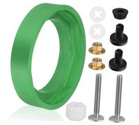 FIXOSHEE Kit Joint de Chasse Eau Wc Complet Nbr Étanchéité Renforcée pour Réservoir et Cuvette avec Boulons et Écrous Installation Facile pour Réparation Rapide Salle de Bain