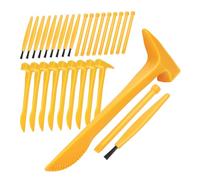 FIXOSHEE Kit Outils De Fouille De Dinosaures pour Garçon Fille Marteau Ciseaux Et Brosses Outils Excavation Archéologiques Ensemble De Fouille pour Jeunes Archéologues