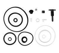 FIXOSHEE Kit Réparation Cric Hydraulique Vertical Tonnes Accessoires Complets Acier Joint Pompe Valve Bille Outil de Maintenance Facile à Installer