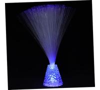 FIXOSHEE Lampe Décorative Fibre Optique Multicolore à Piles Veilleuse Ambiance Changeante pour Salon Chambre Mariage Lumière LED et Réglable
