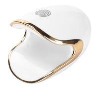 FIXOSHEE Lampe Sèche-ongles Led Clou Petit Format 6w Blanc Bord Doré Usb Pour Manucure à Domicile Et Salon De Manucure