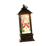 FIXOSHEE Lanterne de Noël à Piles Décorative pour Bureau Lumière LED Chaude Festive Décoration Lumineuse Sapin Noël Compacte et Facile à Installer