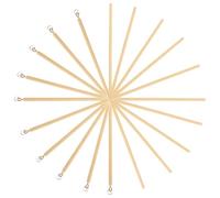 FIXOSHEE Lot de 10 Baguettes D’Ombres en Bois 30 Cm pour Marionnettes à Bras, Tiges de Contrôle Maniables, Accessoires pour Théâtre D’Ombres, Initiation et Loisirs Créatifs