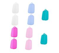 FIXOSHEE Lot de 10 Housses De Brosse à Dents en Silicone Multi-Couleurs, Protège-têtes Anti-poussière, Portable Et Réutilisable, Accessoires De Voyage Pratiques pour Soins Bucco-dentaires Familiaux