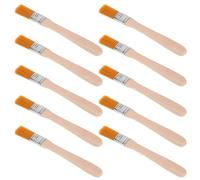 FIXOSHEE Lot de 10 Set de Pinceaux D’Outils Archéologiques en Bois pour Garçon et Filles Ensemble Éducatif de Brosses de Fouille Kit Archéologique Ludique pour Apprentissage Scientifique