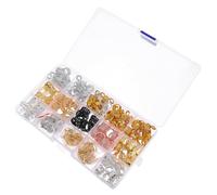 FIXOSHEE Lot de 100 Anneaux Métalliques pour Dreadlocks Mixtes Pinces Décoratives pour Tresses Accessoires Coiffure pour Fêtes Mariages et Séances Photo Boucles d'Oreilles pour Cheveux