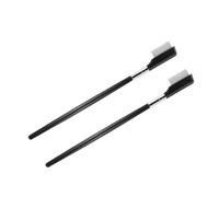 FIXOSHEE Lot De 2 Brosses à Cils En Acier Aiguille Droite, Peignes Séparateurs Pour Femmes, Usage Domestique Et Professionnel, Outil De Maquillage Pour Greffe Et Séparation Des Cils