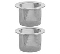 FIXOSHEE Lot de 2 Filtres D’entrée de Liquide Lave-glace en Acier Inoxydable pour Véhicule Électrique, Crépine de Réservoir de Lave-glace Voiture, Entonnoir Robuste pour Filtration