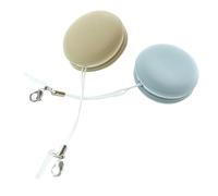 FIXOSHEE Lot De 2 Lingettes Nettoyantes En Microfibre Macaron, Double Face, Couleurs Bleu Et Kaki, Nettoyant Écran Et Lunettes, Facile à Transporter, Pour Téléphone Portable Et