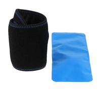 FIXOSHEE Lot de 2 Pochettes de Gel Froid Réutilisables avec Attelle de Poignet, Compresse Chaude et Froide, Soulagement des Douleurs, Compression Ergonomique, pour Thérapie Post-Effort et