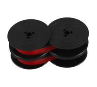 FIXOSHEE Lot De 2 Rubans Encreurs Rétro pour Machine à Écrire Mécanique Vintage, Mini Machine à Écrire pour Garçon Et Filles, Ruban Bicolore Rouge Et Noir Compatible Modèles Manuels