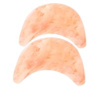 FIXOSHEE Lot de 2 Savons au Sel de L'himalaya Faits Main de Lune, Exfoliant Naturel au Sel Gemme Minéral, pour Bain de Pieds Spa et Soin Corps, Pierre Thermale pour Peau Douce