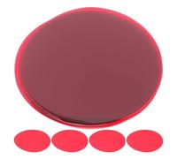 FIXOSHEE Lot de 20 Films Autocollants pour Éclairage d'Ambiance 50 MM Filtres à Gel Rouge Translucide pour Spots LED Diffuseur de Lumière pour Salon et Éclairage Décoratif Intérieur