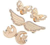 FIXOSHEE Lot de 3 Boutons Serrage-Taille en Métal Doré Fixation sans Couture pour Jeans Pantalons et Jupes Réglable Discret et Respectueux des Tissus Accessoire Couture Polyvalent