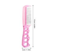 FIXOSHEE Lot De 3 Brosses Métalliques Anti-statiques Pour Perruques Et Extensions De Cheveux Femmes Couleur Rose, Peignes Pour Démêlage Rapide Et Coiffage Sans Nœuds, Accessoires Coiffure Poupée