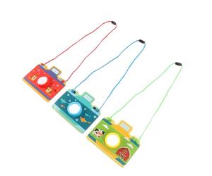 FIXOSHEE Lot de 3 Kaléidoscopes Caméra Factice en Papier à Motifs Aléatoires, D’éveil pour Garçon et Filles, Prismes Multiples Poly, Kaléidoscope Portable Éducatif et Couleur Aléatoire