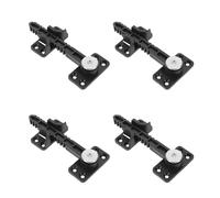 FIXOSHEE Lot de 4 Connecteurs D'angle en Plastique Dentelés 14x6 Cm pour Canapé, Supports de Fixation Invisibles pour Meubles, Kit de Raccords Robustes Adaptés aux Canapés Modulaires,