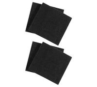FIXOSHEE Lot de 4 Coussinets Filtrants pour Bac à Litière Chat Filtres à Charbon Actif 65 X6 Épaisseur 1 CM Absorbeur D’Odeurs pour Désodorisation Prolongée Recharge pour Système
