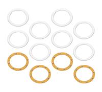 FIXOSHEE Lot de 4 sets de Pièces Accessoires Métalliques pour Ponceuse à Ongles Électriques, Comprenant 2 Rondelles et 1 Entretoise pour Poignée, Compatible Plusieurs Modèles, pour