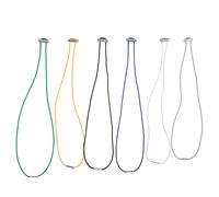 FIXOSHEE Lot de 6 Élastiques Réglables pour Paquet Poubelle Petite Taille en Caoutchouc Solide Maintien pour Poubelles pour Camping Pique-Niques et Gestion des Déchets en Extérieur