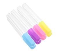 FIXOSHEE Lot de 8 Boîtes à Aiguilles Transparentes en Plastique, Stockage Sécurisé Bouchons Hermétiques, Rangement Organisé pour Couture et Broderie, Léger et Portable, Loisirs Créatifs et Voyage