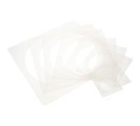 FIXOSHEE Lot de 8 Pochoirs de Peinture Circulaires Évidés en Plastique Réutilisables, Modèles Créatifs pour Dessin et Peinture, Outils Décoratifs DIY pour Projets Muraux et Artisanat,